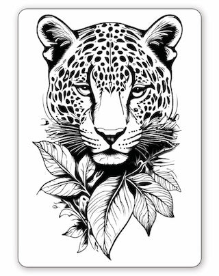 Lush Jaguar - Semi-Permanent Tattoo