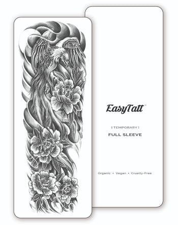 (Full Sleeve) Eagle Approach - Temporary Tattoo