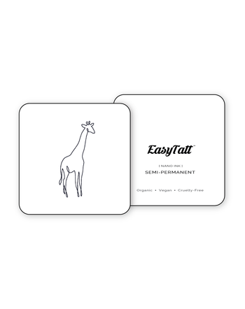 Giraffe x 2 - Semi-Permanent Tattoo
