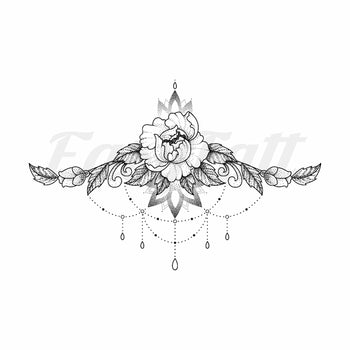 Lotus Leaves - Temporary Tattoo