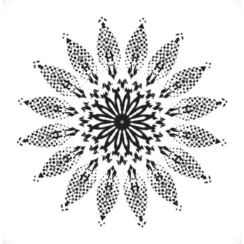 Abstract Mandala - Temporary Tattoo