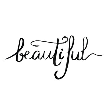 Beautiful - By Eastern Cloud - Temporary Tattoo