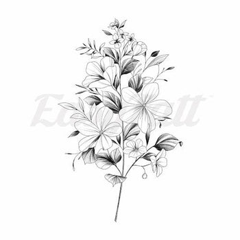 Blossom Branch - Temporary Tattoo