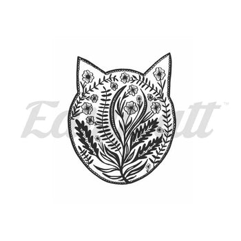 Cat - By Mhairi Stella - Temporary Tattoo