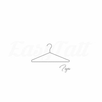 Coat Hanger - By Tiya - Temporary Tattoo
