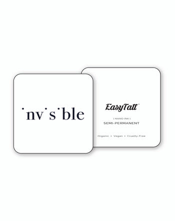 Invisible x 2 - Semi-Permanent Tattoo