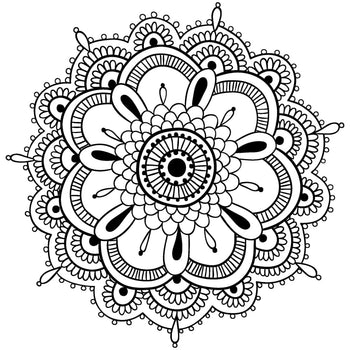 Kaleidoscope Mandala - Temporary Tattoo