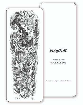 (Full Sleeve) Koi Fish - Temporary Tattoo
