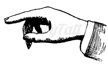 Hand Point - Temporary Tattoo