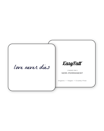 Love never dies x 2 - Semi-Permanent Tattoo