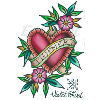 Mother - By Violet Fivel - Temporary Tattoo