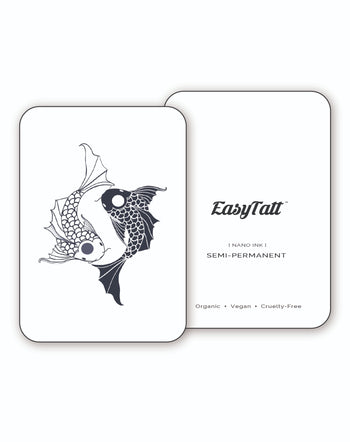 Peace Koi - Semi-Permanent Tattoo