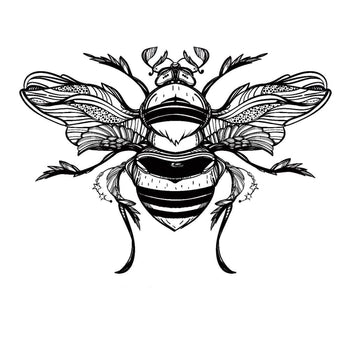 Queen Bee - Temporary Tattoo