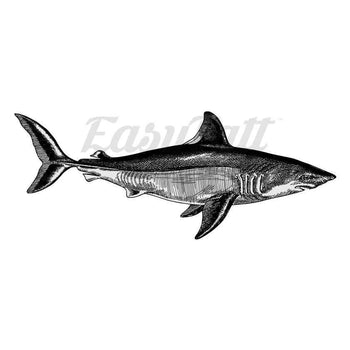Shark - Temporary Tattoo