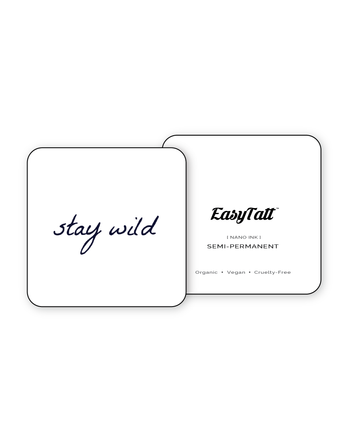Stay Wild x 2 - Semi-Permanent Tattoo