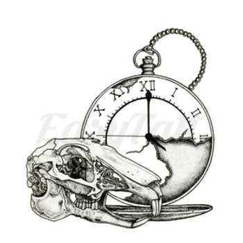 The White Rabbit - By Strat.Lacy.Art - Temporary Tattoo