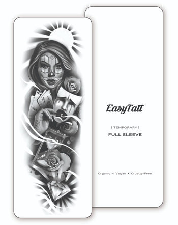 (Full Sleeve) The Joker - Temporary Tattoo