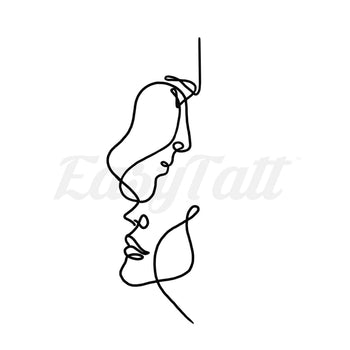 Two As One - Temporary Tattoo