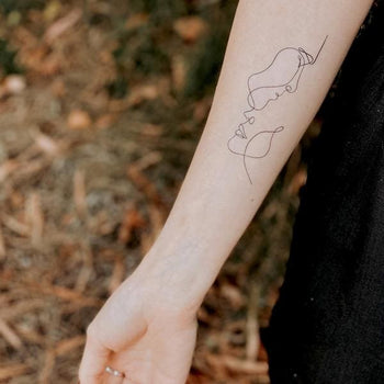 Two As One - Temporary Tattoo