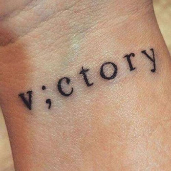 Victory - Temporary Tattoo