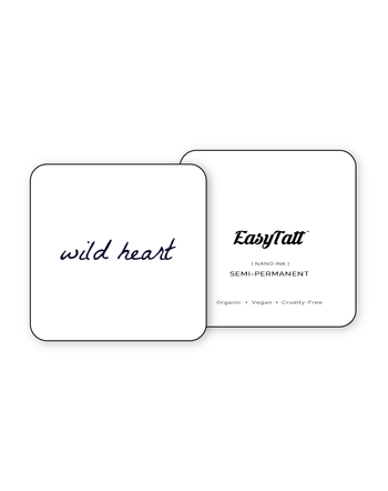 Wild heart x 2- Semi-Permanent Tattoo