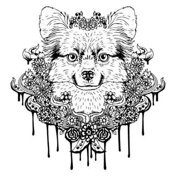 Wolf - Temporary Tattoo