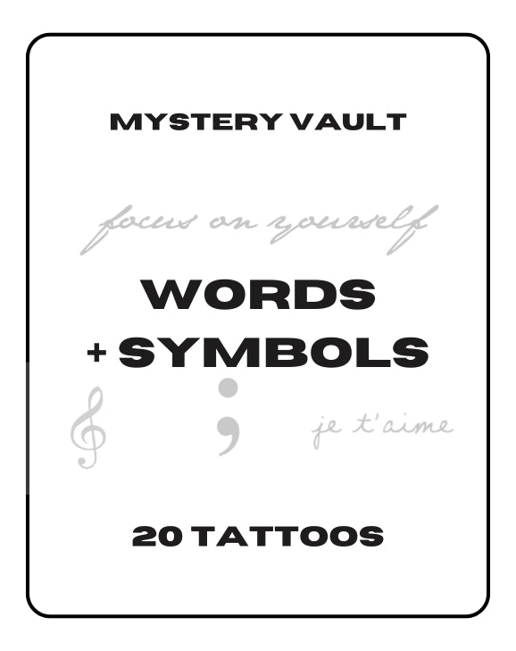 (FREE) Words + Symbols