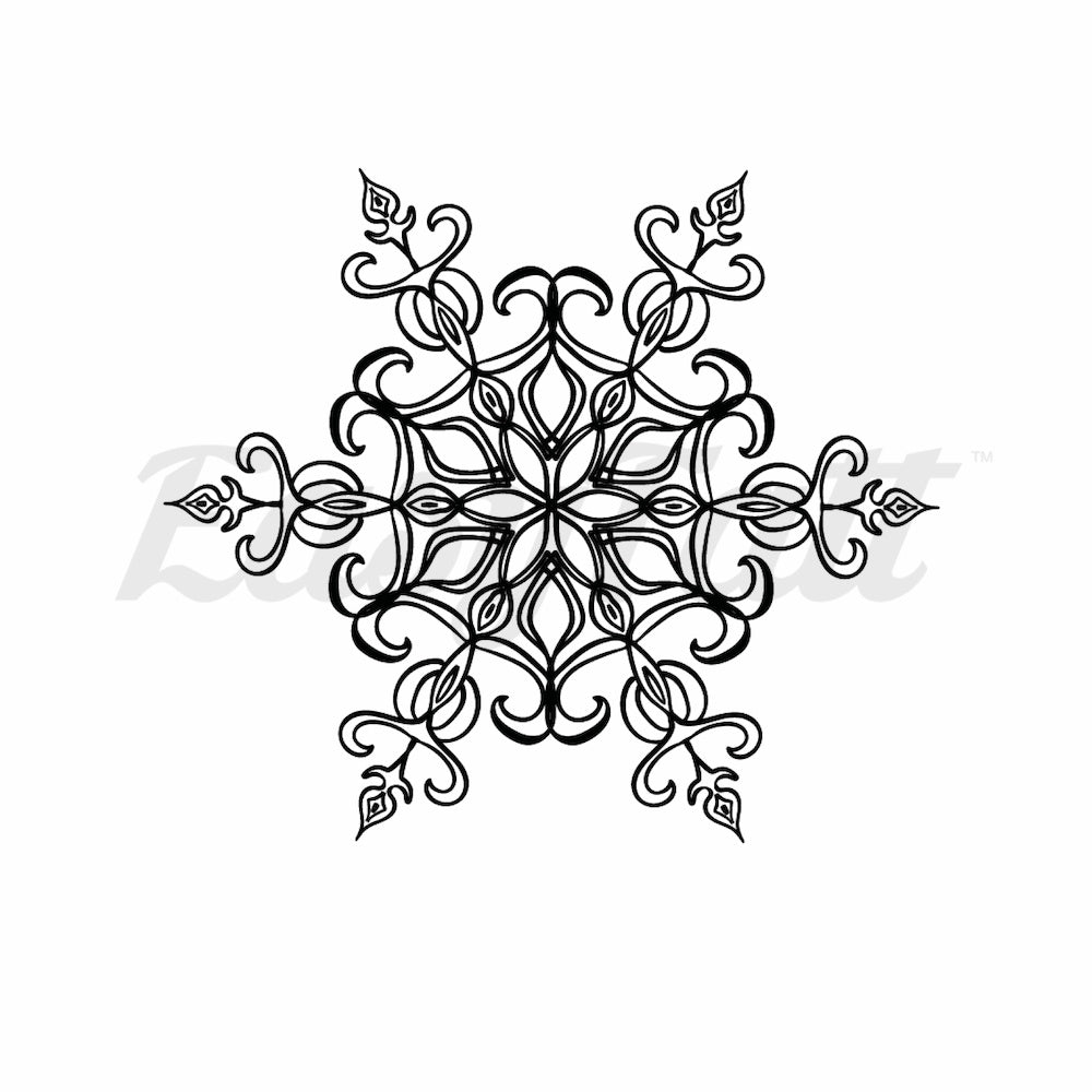 Snowflake - Temporary Tattoo