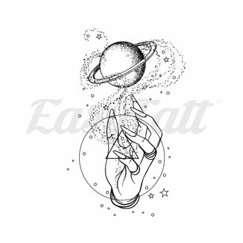 Abstract Universe - Temporary Tattoo