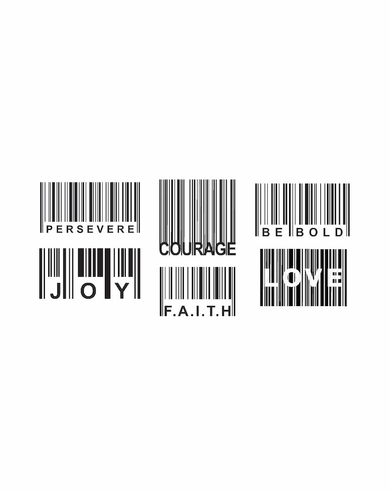 Barcodes Pack - Temporary Tattoos