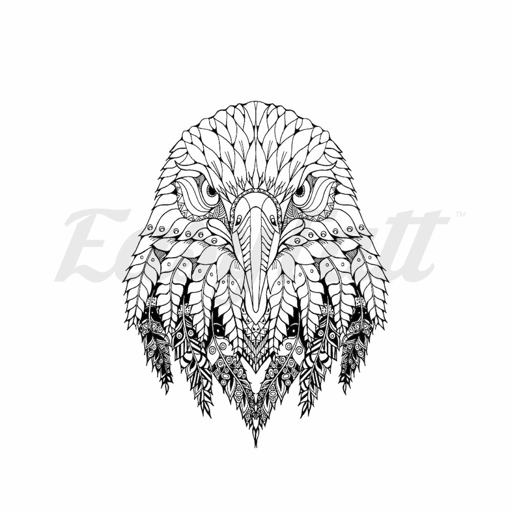 Eagle Hawk - Temporary Tattoo