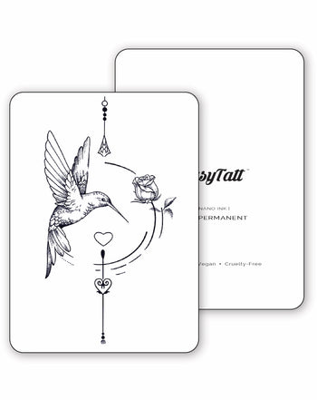 Hummingbird of Life - Semi-Permanent Tattoo