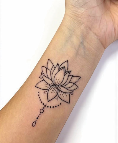 Lotus Jewel - Semi-Permanent Tattoo