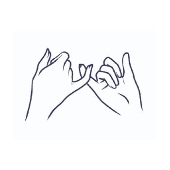 Pinky Promise - Temporary Tattoo