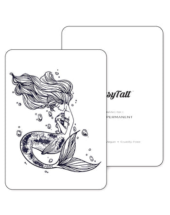Precious Mermaid - Semi-Permanent Tattoo