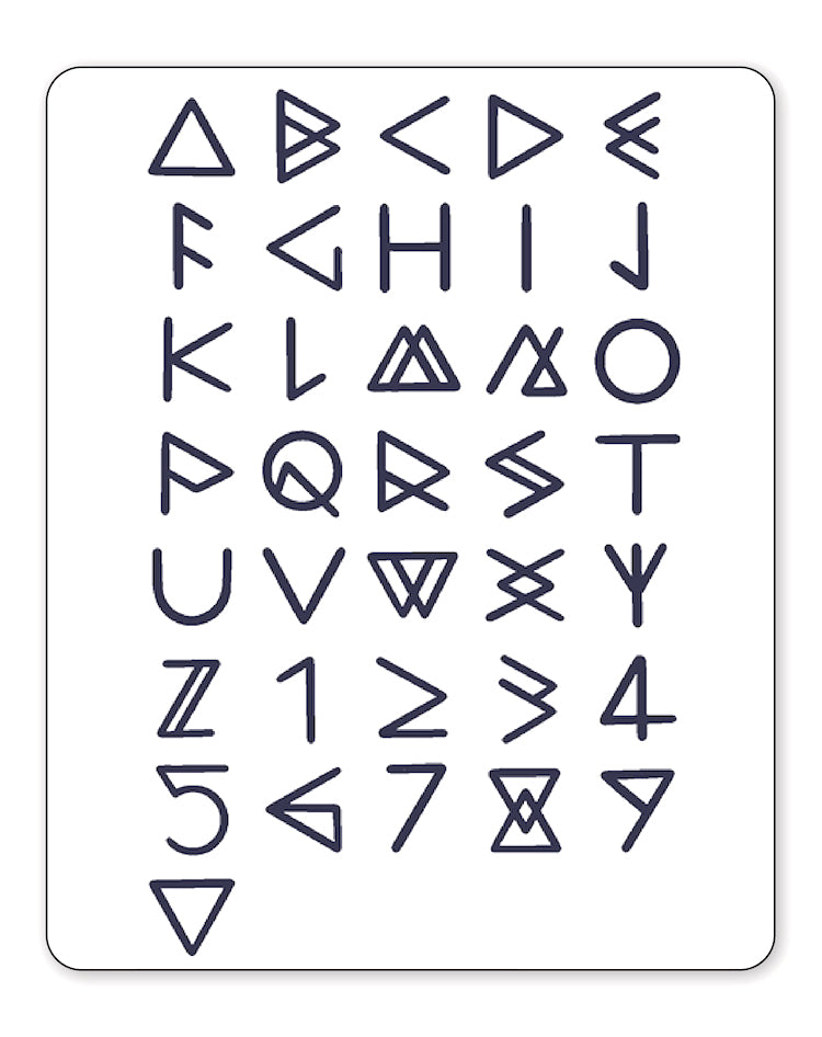 (36 Tattoos) Runes - Semi-Permanent Tattoos