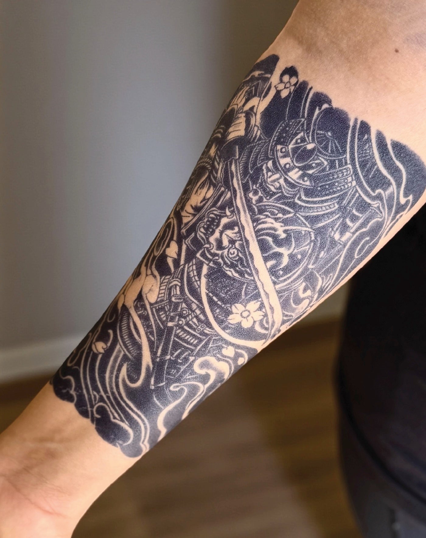 Samurai Warrior - Semi-Permanent Tattoo