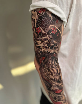 6 Full Sleeves Temporary Pack - Temporary Tattoos