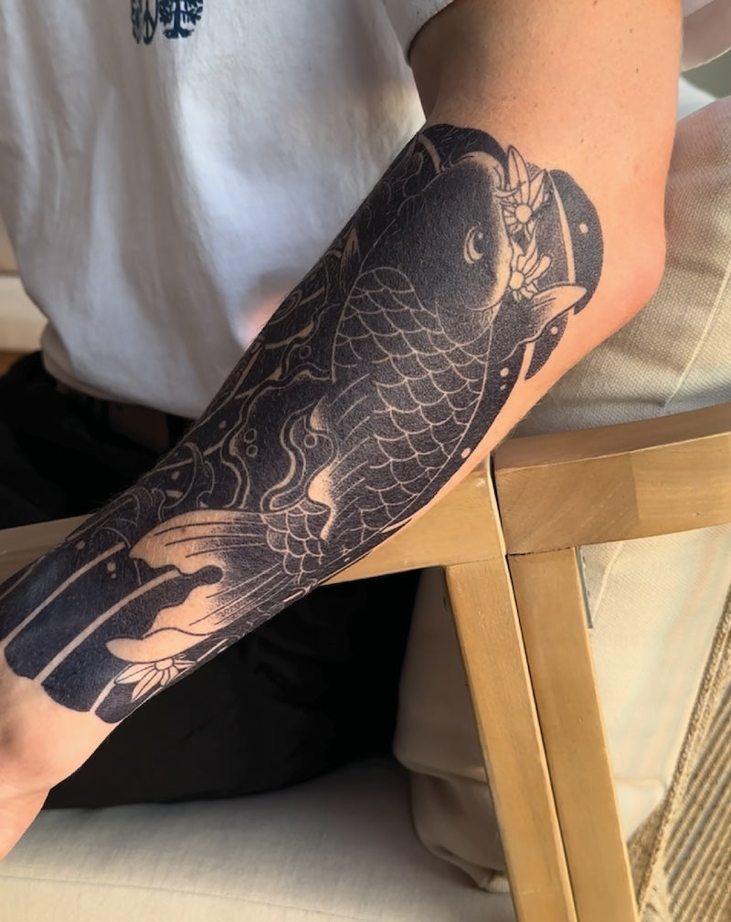 (Half Sleeve) Japanese Koi Fish