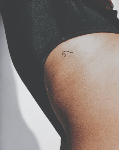 Little Wave - Semi-Permanent Tattoo
