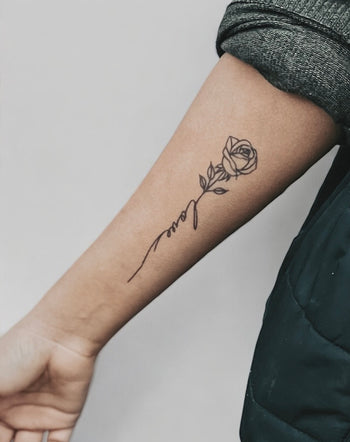 Love Rose - Semi-Permanent Tattoo