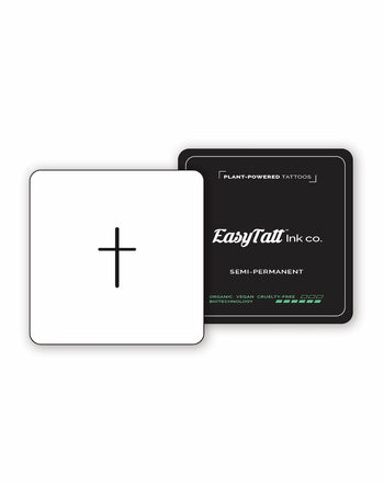 Minimal cross - Semi-Permanent Tattoo