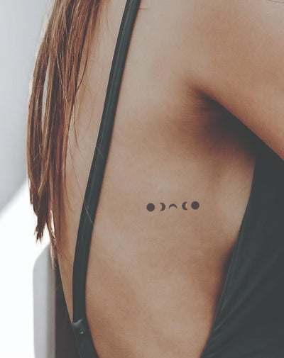 Moon Phases - Semi-Permanent Tattoo