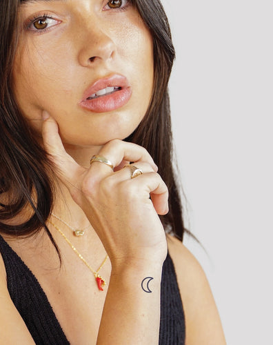 Moon Crest - Semi-Permanent Tattoo