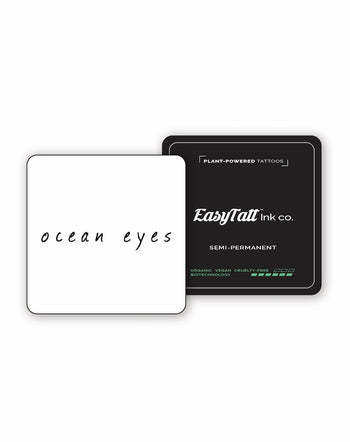 Ocean eyes - Semi-Permanent Tattoo