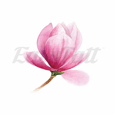 Pink Tulip - Temporary Tattoo