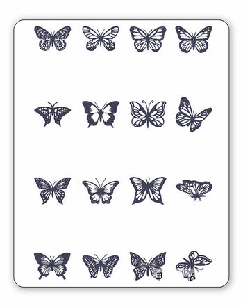 (16 Tattoos) Teenie Butterflies - Semi-Permanent Tattoos