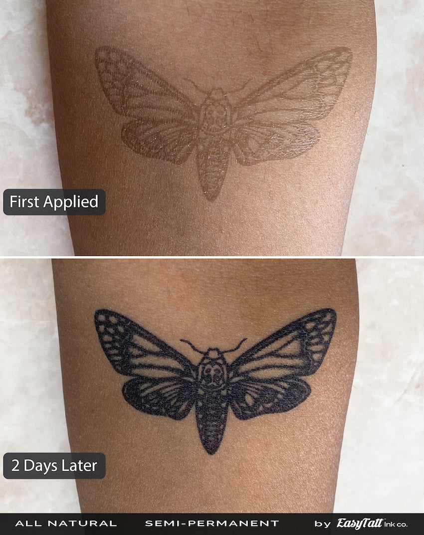 (12 Tattoos) Noir Butterflies