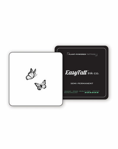Tiny Twin Butterflies - Semi-Permanent Tattoo
