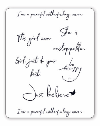 (7 Tattoos) Unstoppable Girl - Semi-Permanent Tattoos